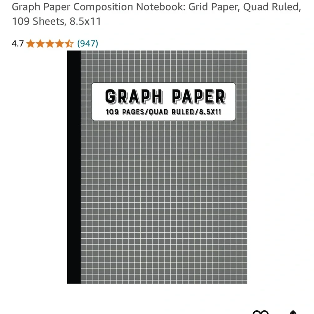 Graph paper book